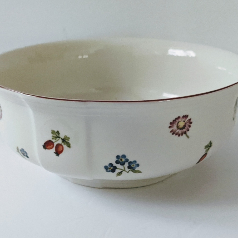 Villeroy & Boch Petite Fleur Serving Bowl, 7 1/4", Round Vegetable